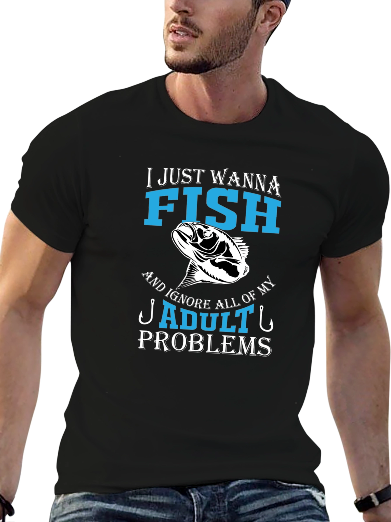 Funny Fishing T-Shirt - Ignore Adult Problems