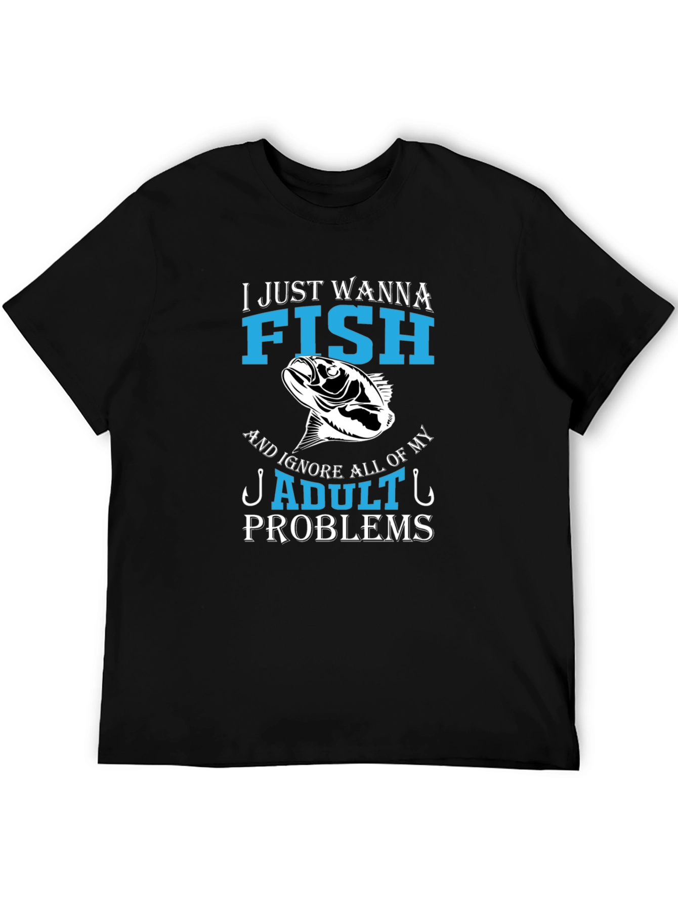 Funny Fishing T-Shirt - Ignore Adult Problems