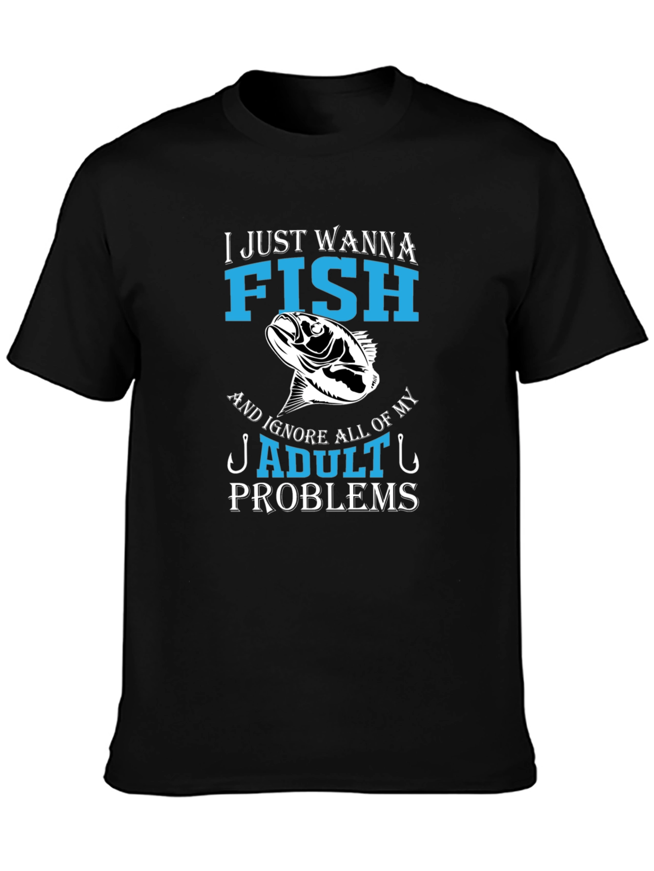 Funny Fishing T-Shirt - Ignore Adult Problems