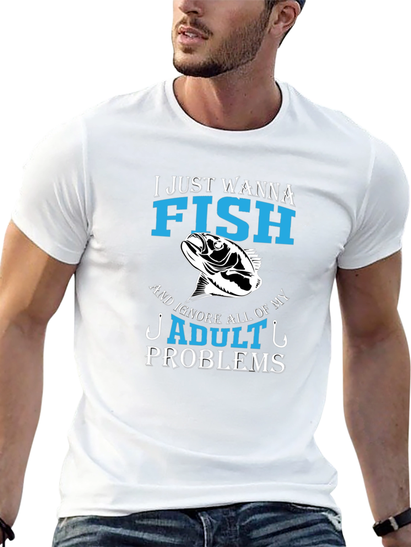 Funny Fishing T-Shirt - Ignore Adult Problems