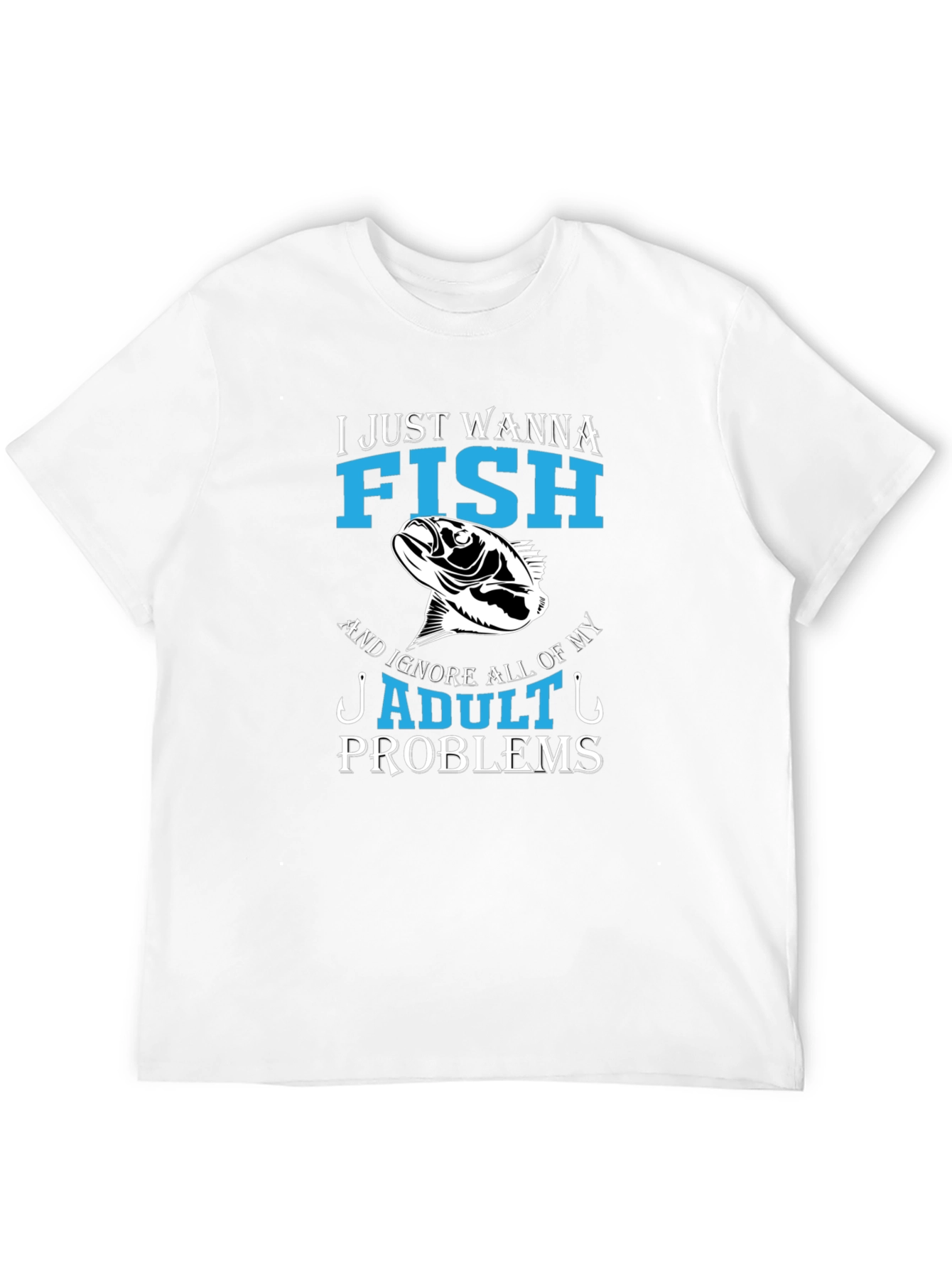 Funny Fishing T-Shirt - Ignore Adult Problems