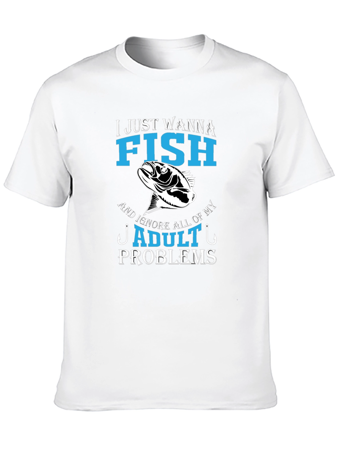 Funny Fishing T-Shirt - Ignore Adult Problems
