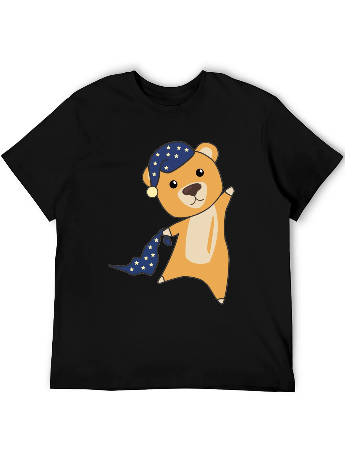 Cute Cartoon Bear Graphic T-Shirt