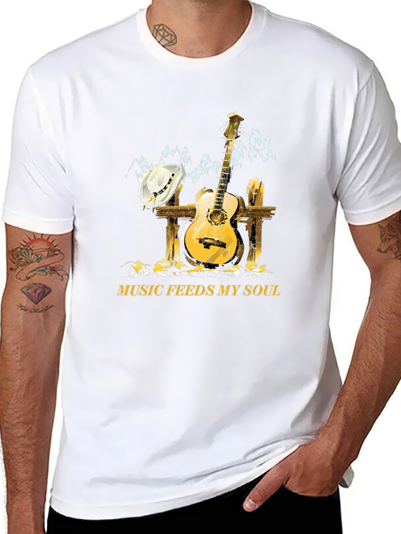 Music Feeds My Soul Graphic Tee