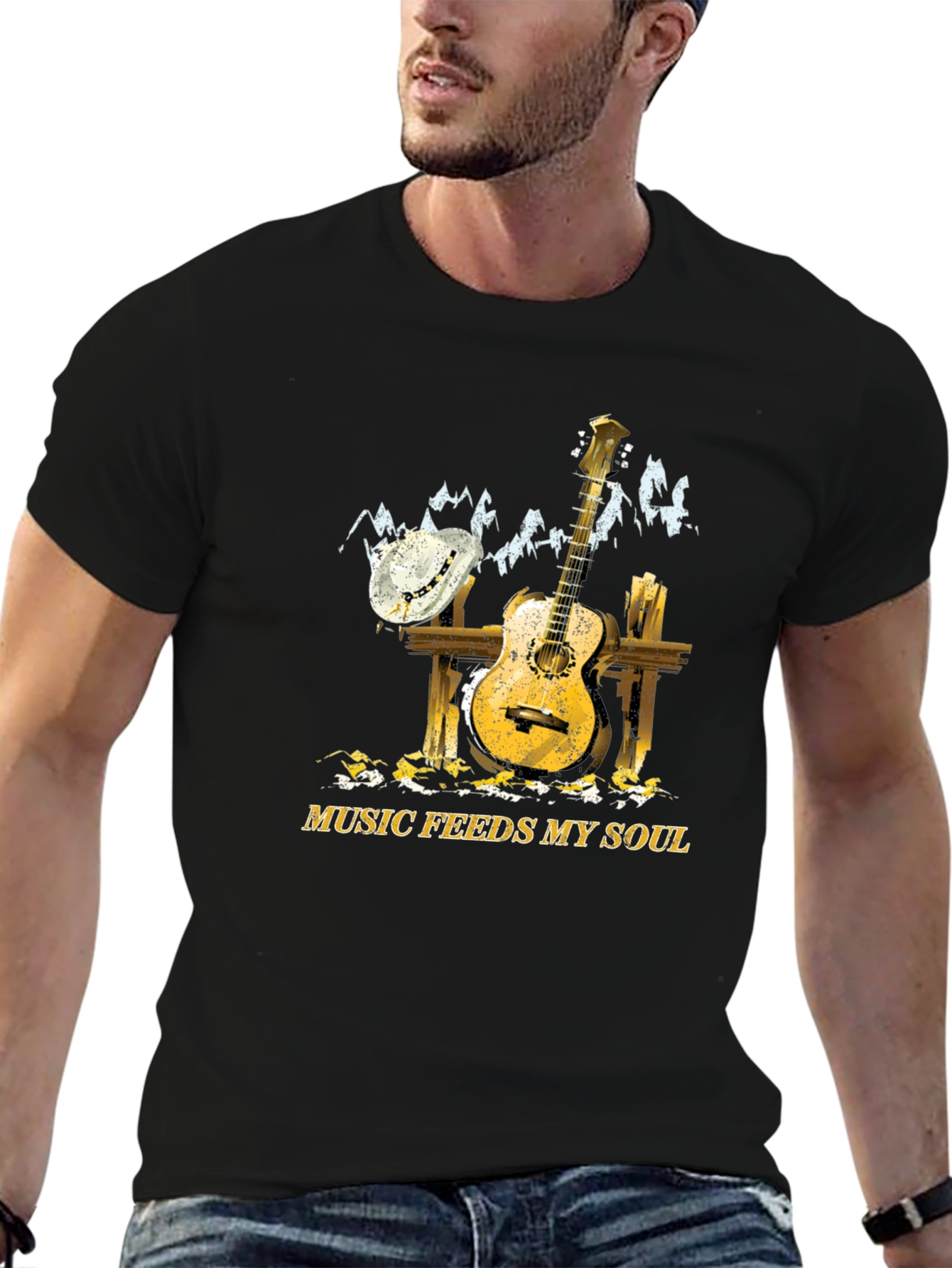 Music Feeds My Soul Graphic Tee
