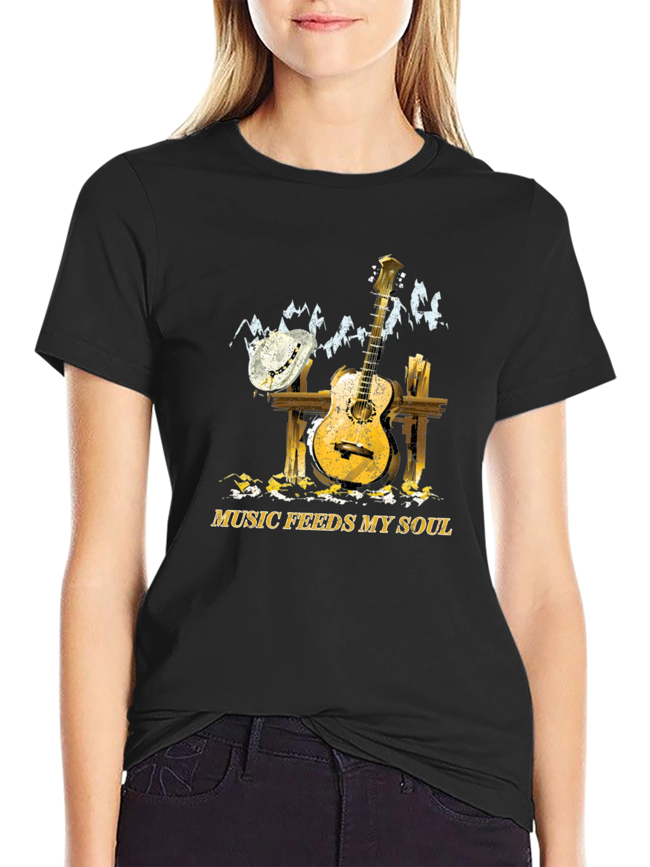 Music Feeds My Soul Graphic Tee