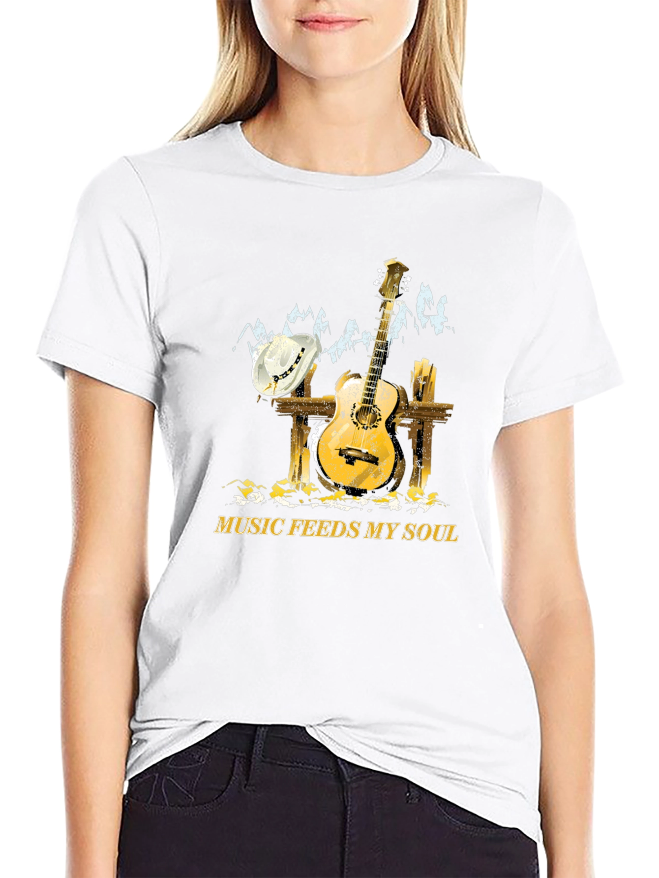 Music Feeds My Soul Graphic Tee