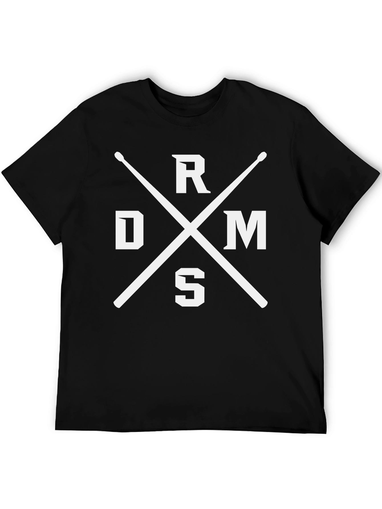 Drummer T-Shirt: RMS Drumsticks Tee