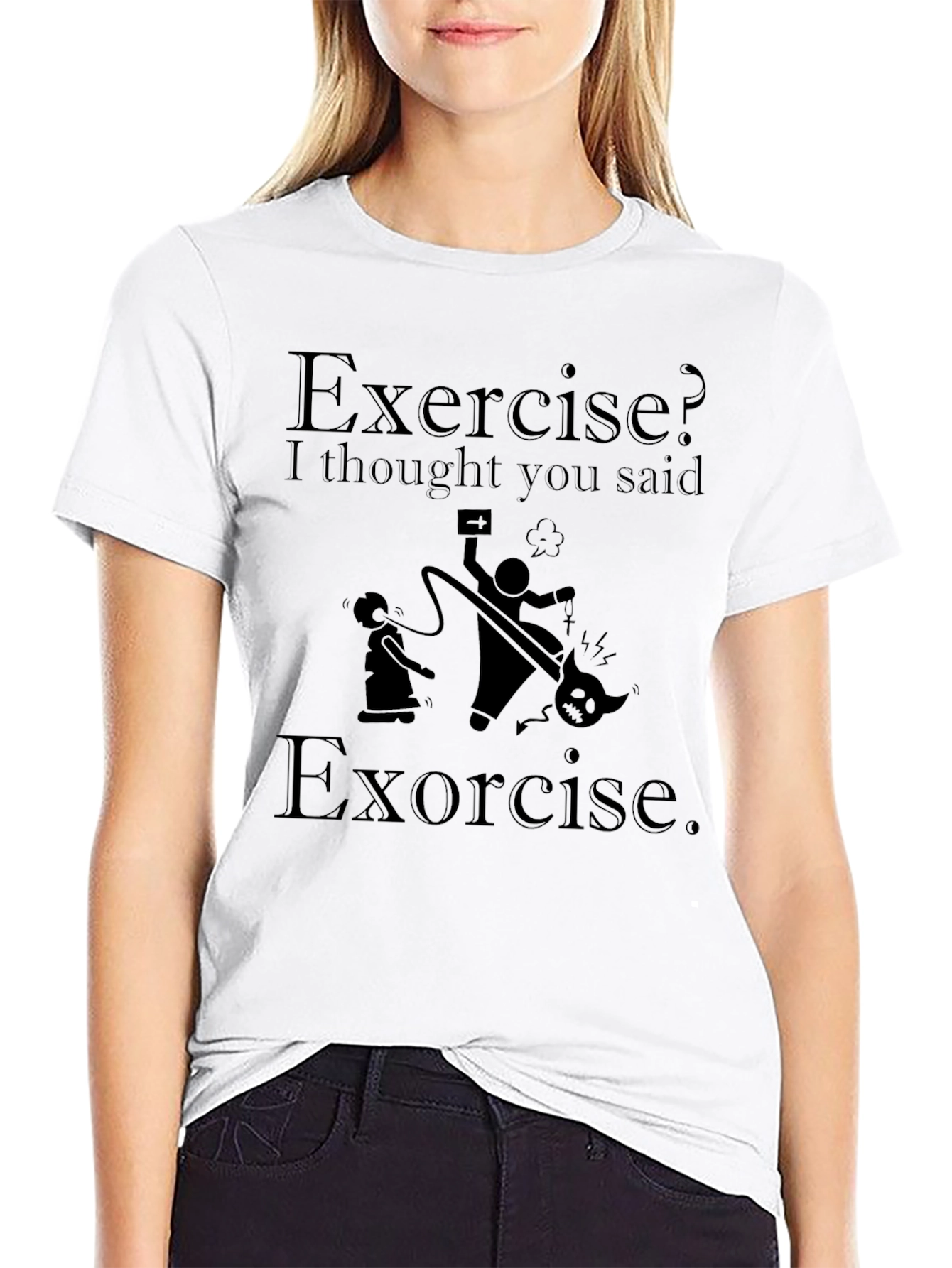 Exorcise T-Shirt - Funny Graphic Tee