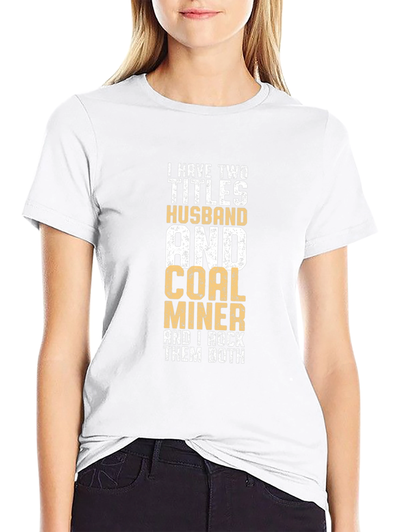 Husband & Coal Miner Graphic T-Shirt