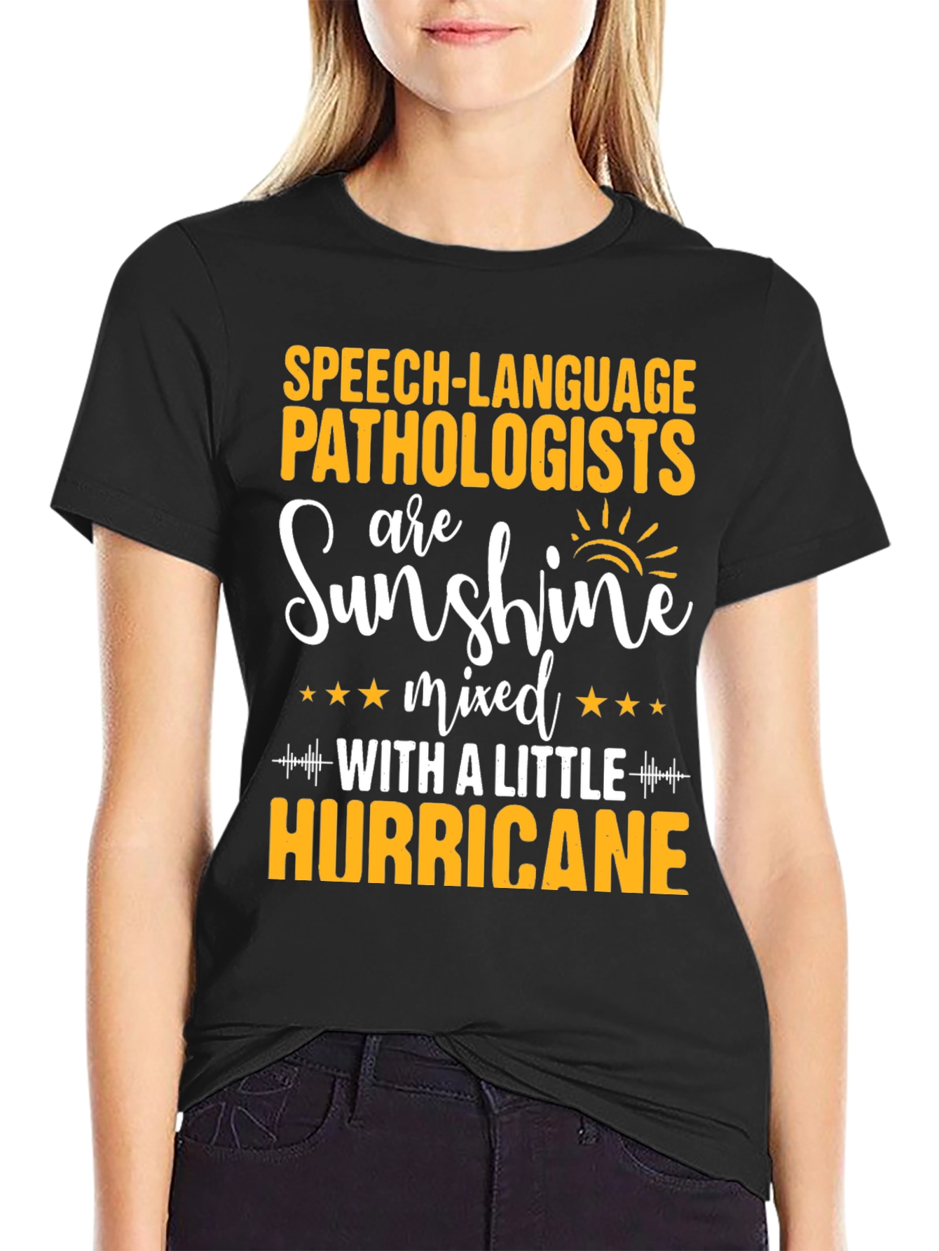 Speech Language Pathologist Sunshine Hurricane T-Shirt