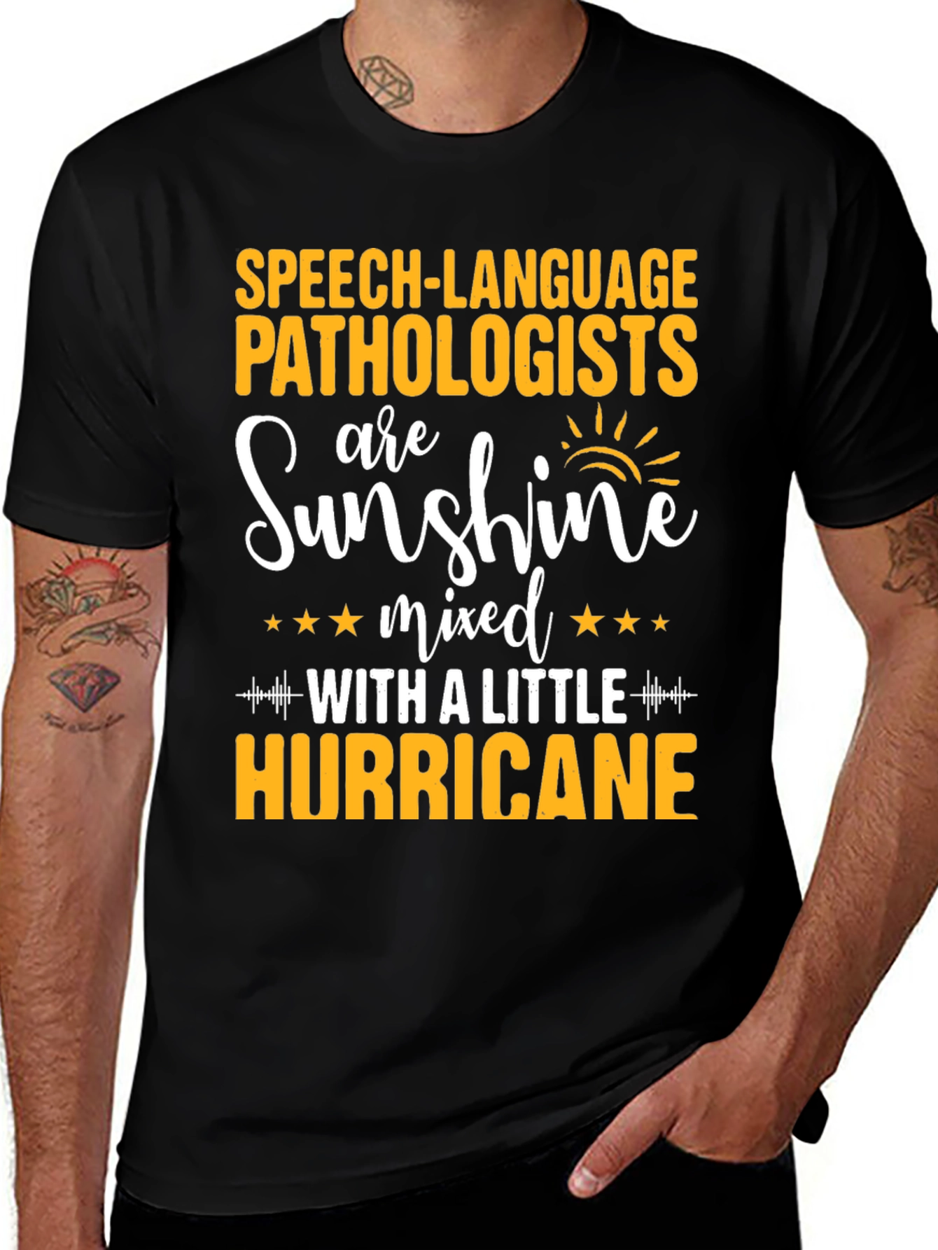 Speech Language Pathologist Sunshine Hurricane T-Shirt