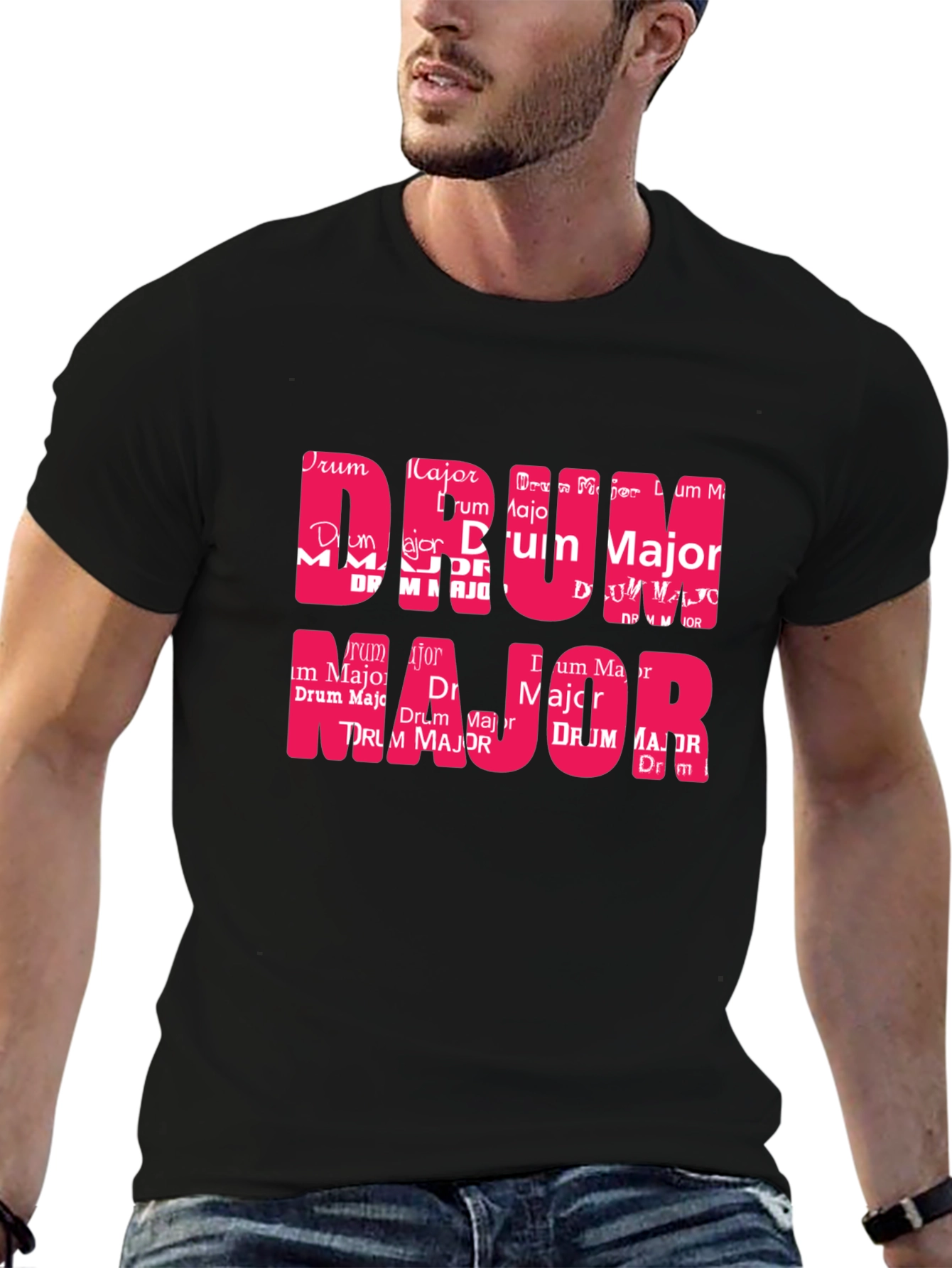 Drum Major Graphic Tee - Music Lover T-Shirt