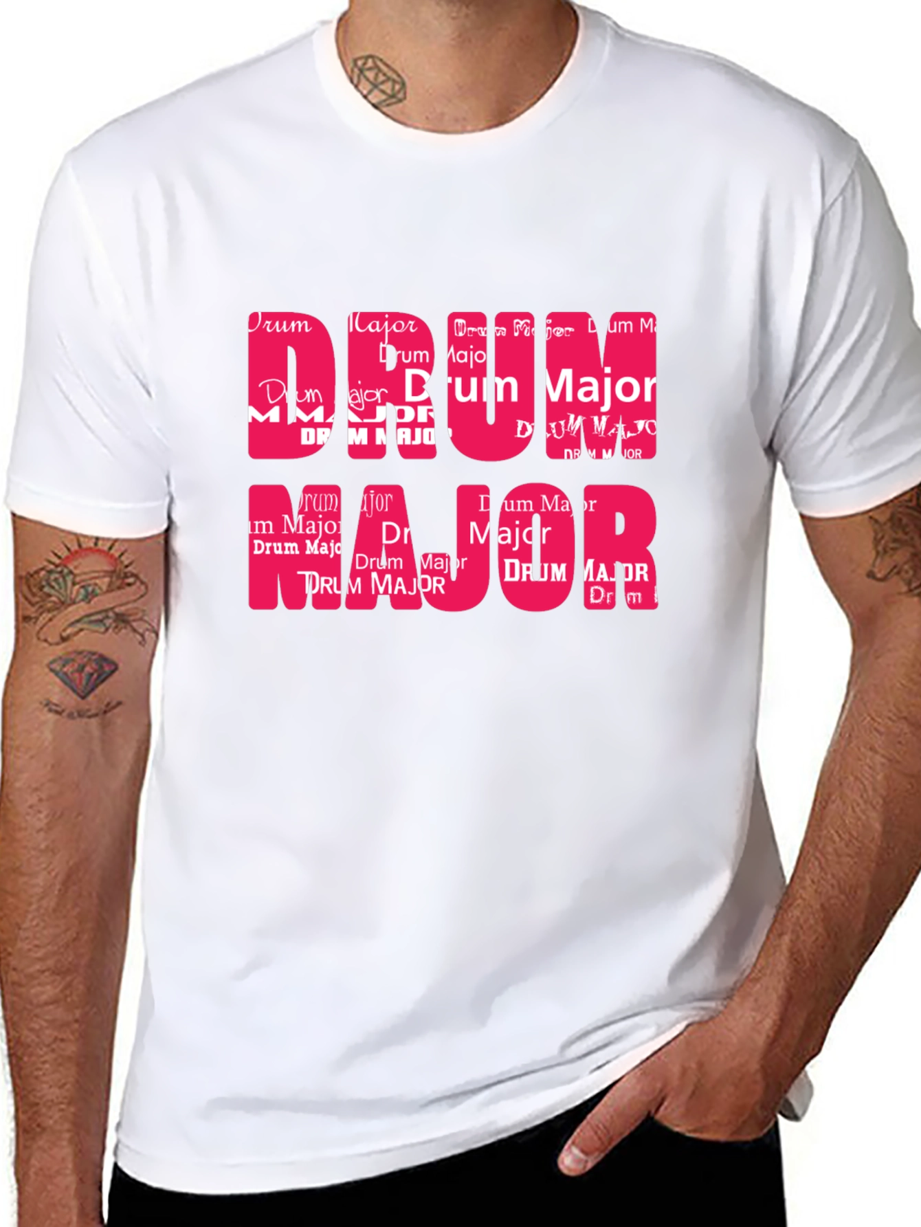 Drum Major Graphic Tee - Music Lover T-Shirt