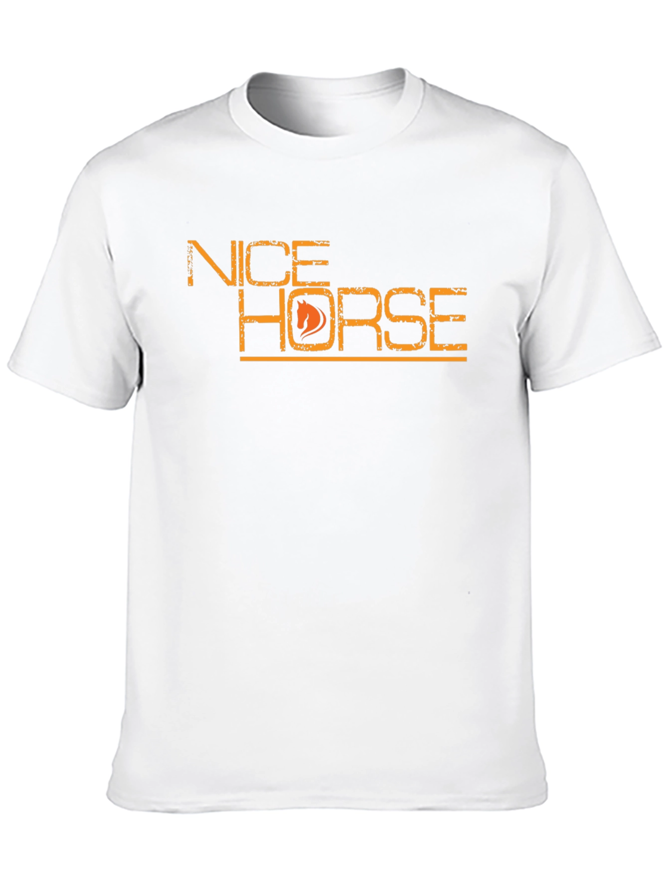 Nice Horse Graphic Tee - Black