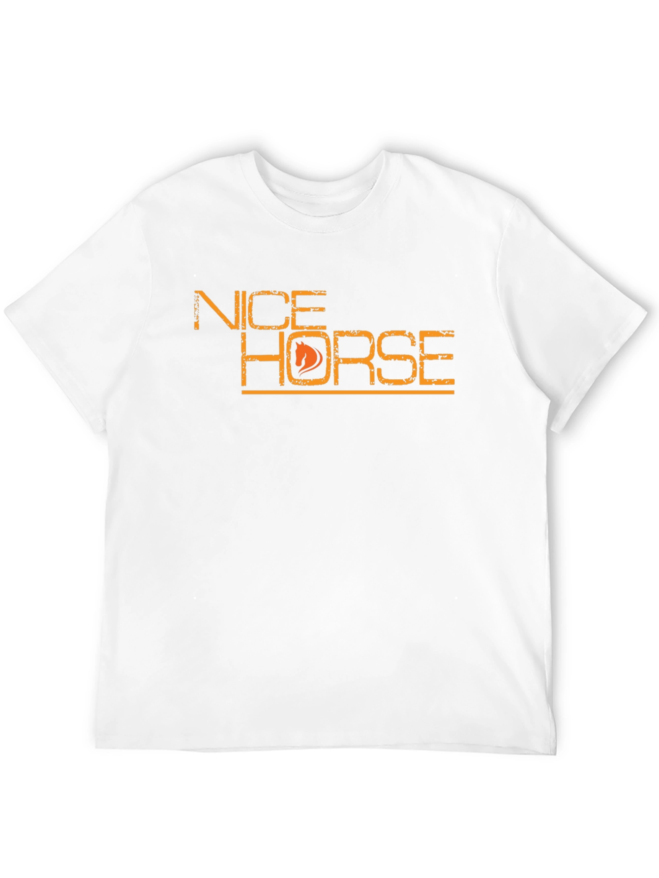 Nice Horse Graphic Tee - Black