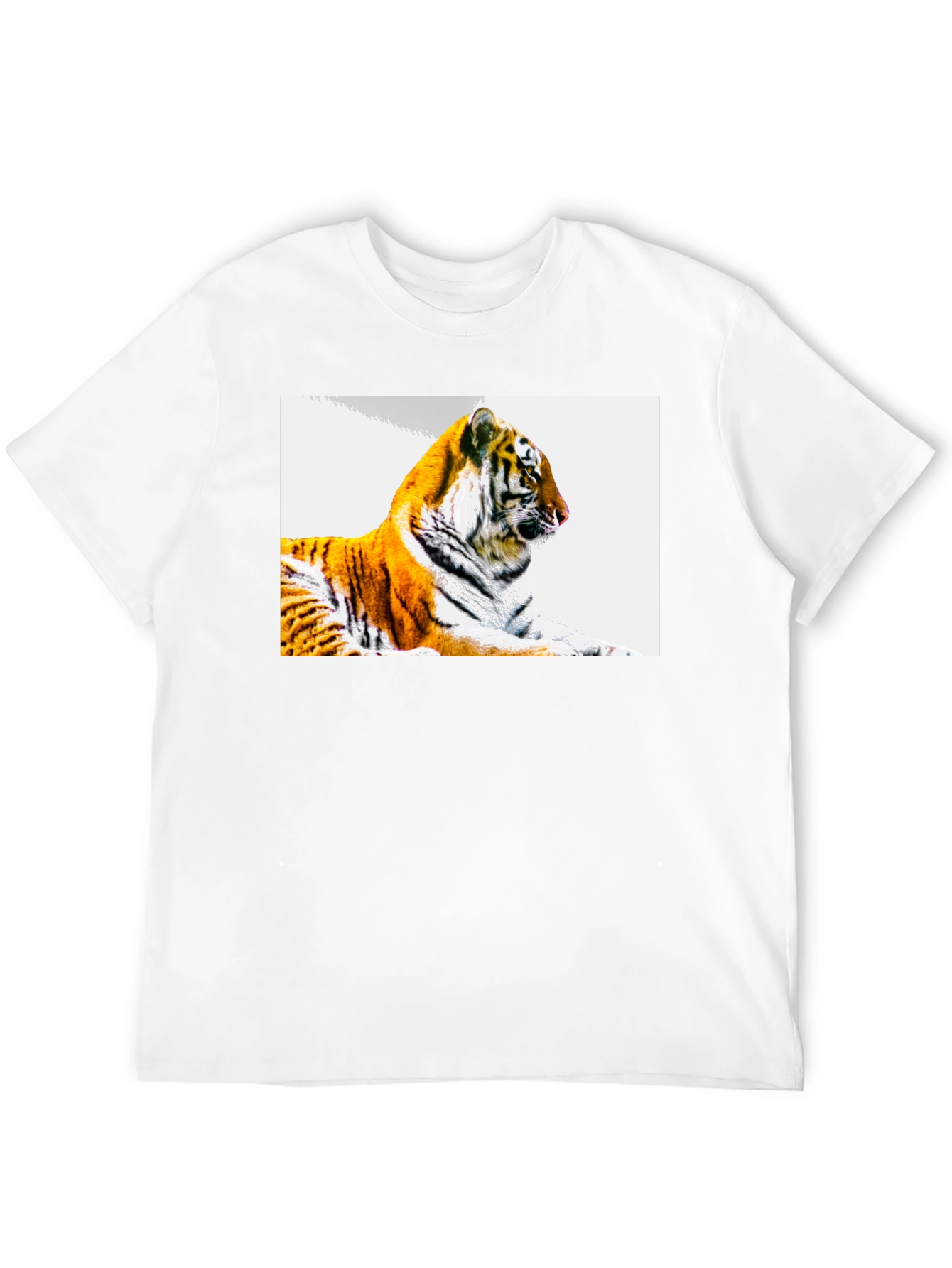 Tiger Graphic Tee - Stylish Animal Print T-Shirt