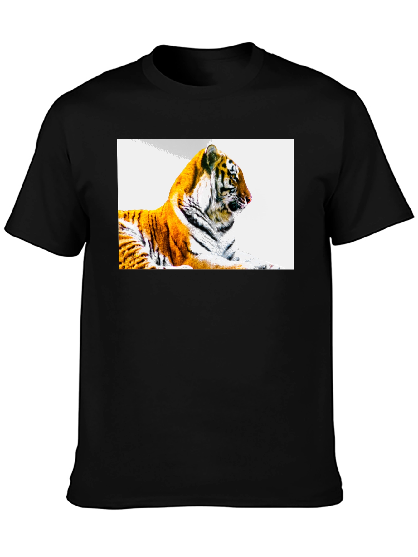 Tiger Graphic Tee - Stylish Animal Print T-Shirt