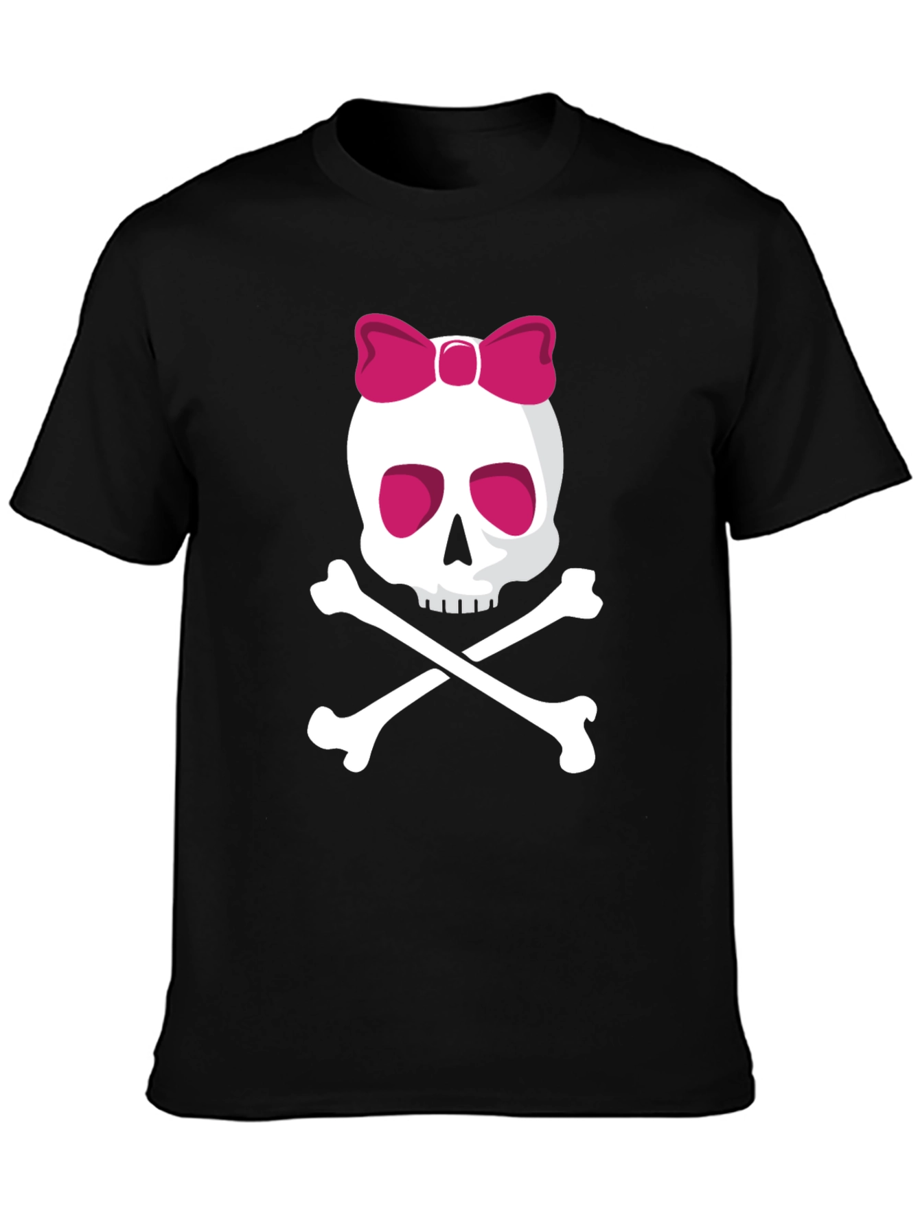 Skull & Crossbones Bow T-Shirt - Graphic Tee