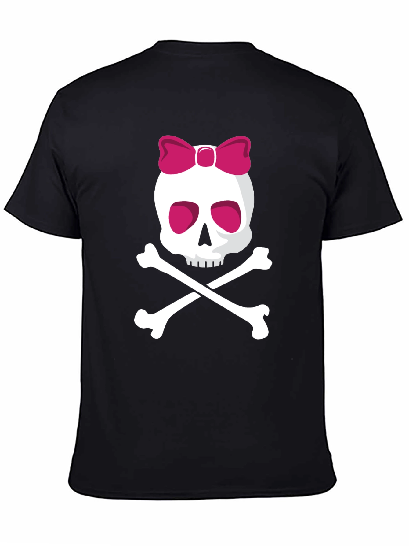 Skull & Crossbones Bow T-Shirt - Graphic Tee