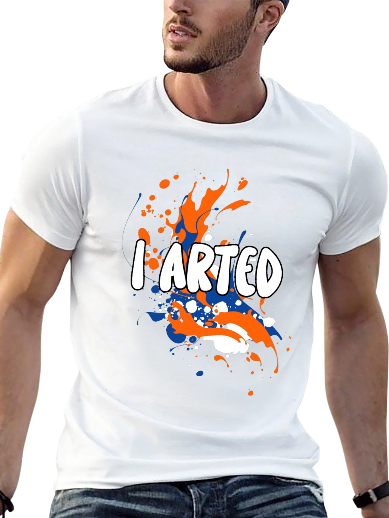 I Arted Graphic T-Shirt - Black