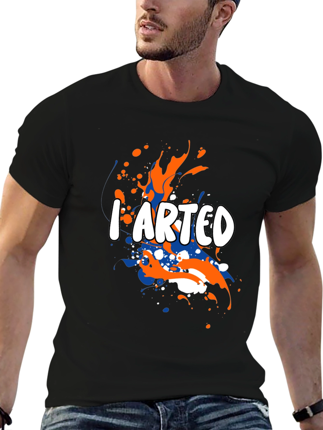 I Arted Graphic T-Shirt - Black