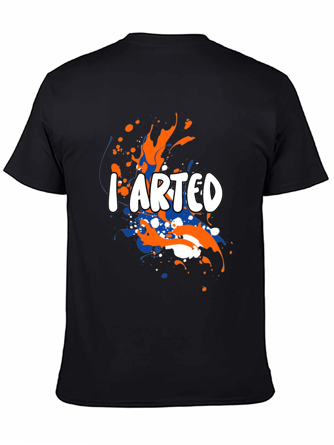 I Arted Graphic T-Shirt - Black