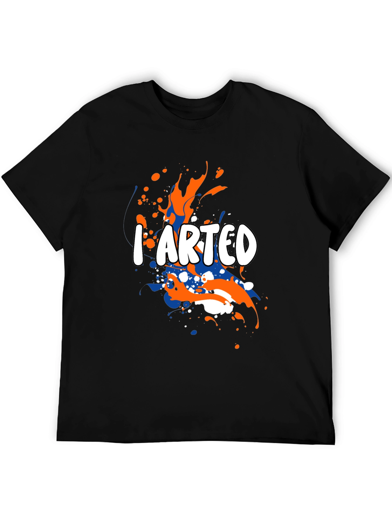 I Arted Graphic T-Shirt - Black