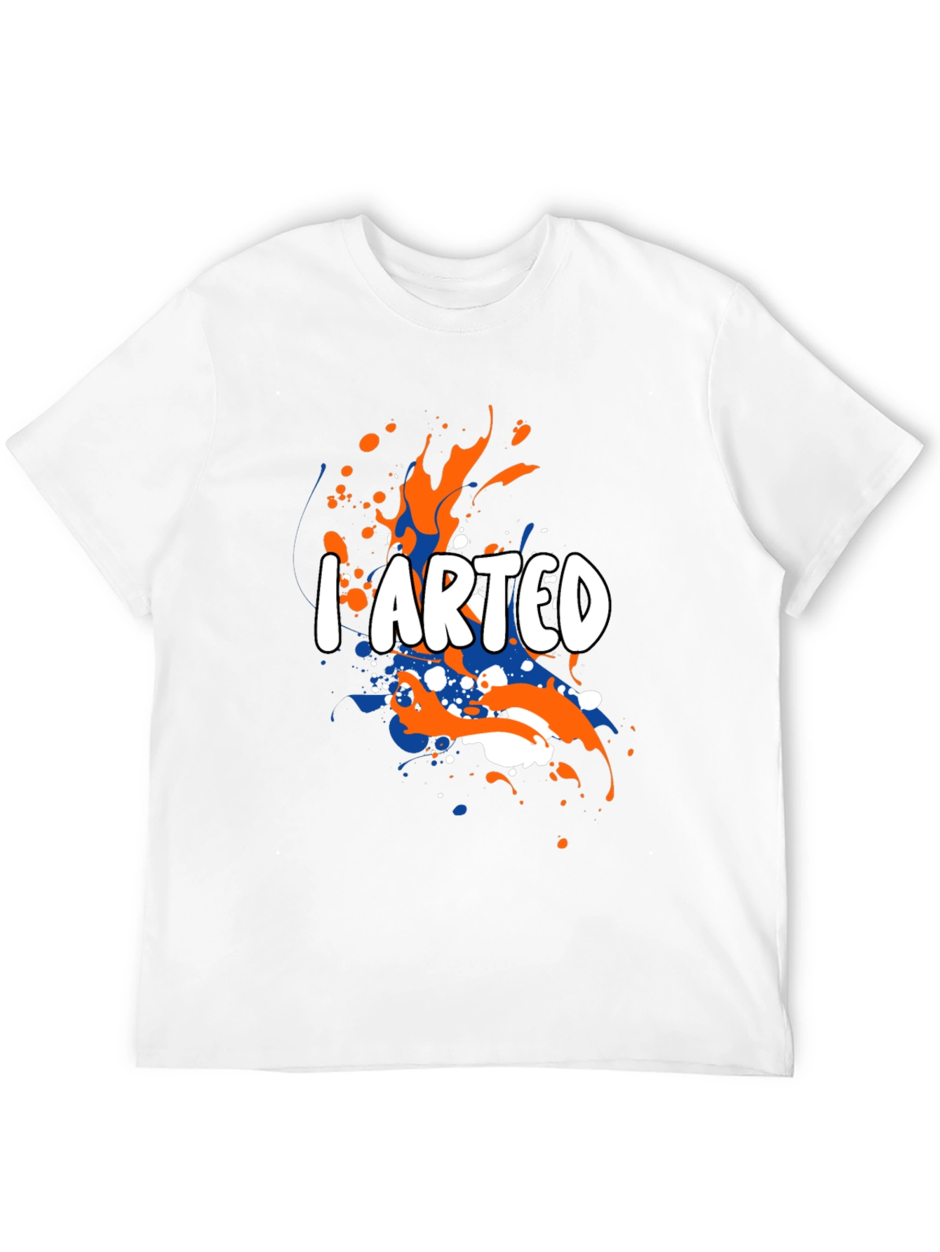 I Arted Graphic T-Shirt - Black