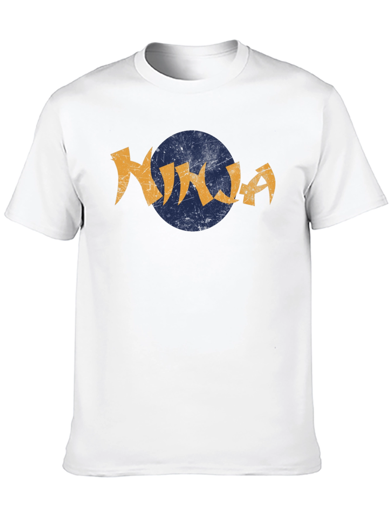 Ninja Graphic Tee - Retro Style Black T-Shirt