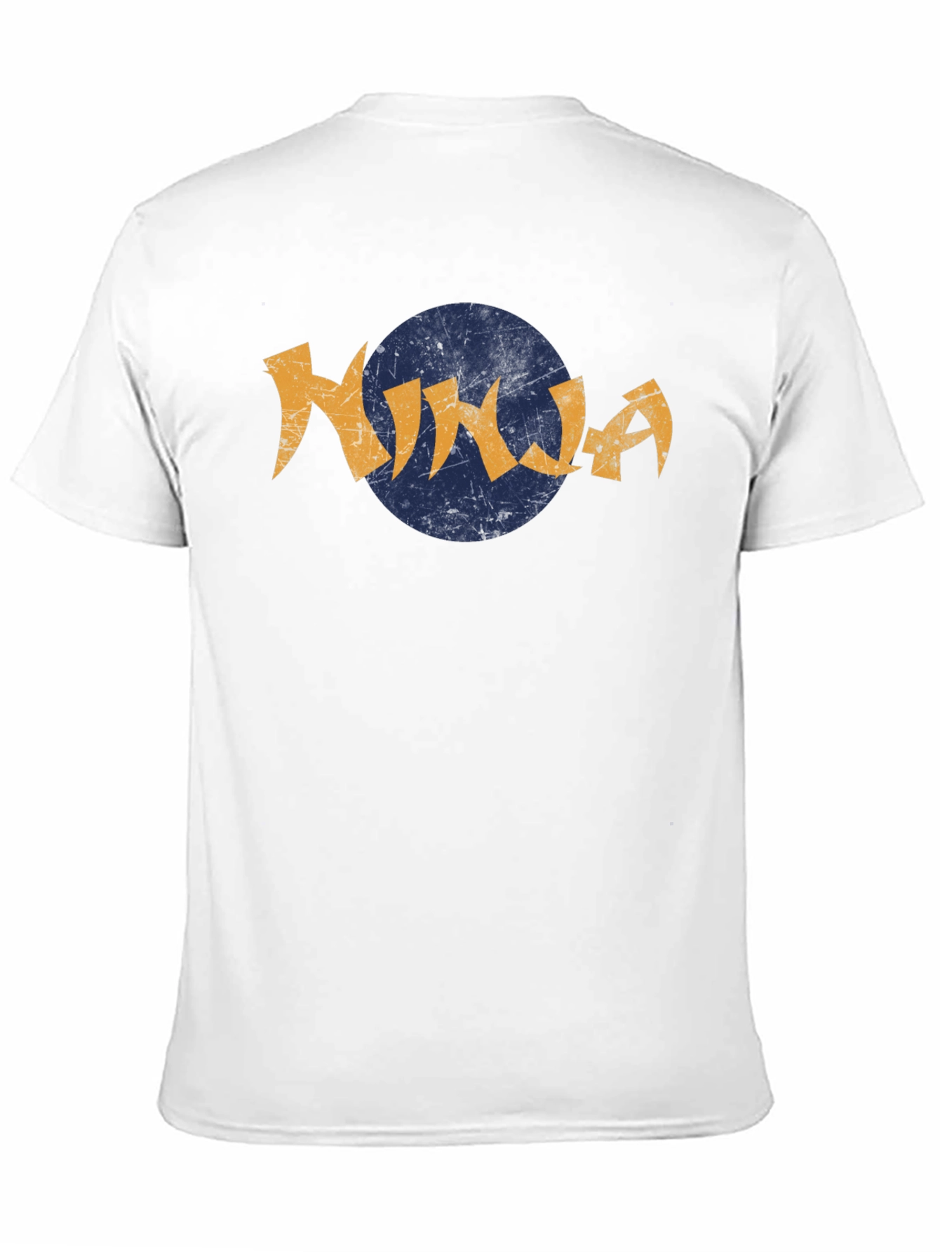 Ninja Graphic Tee - Retro Style Black T-Shirt