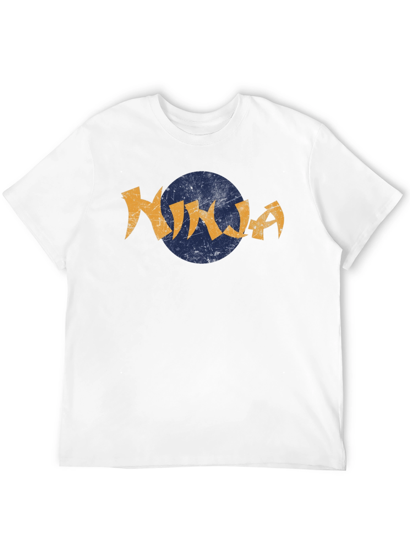 Ninja Graphic Tee - Retro Style Black T-Shirt
