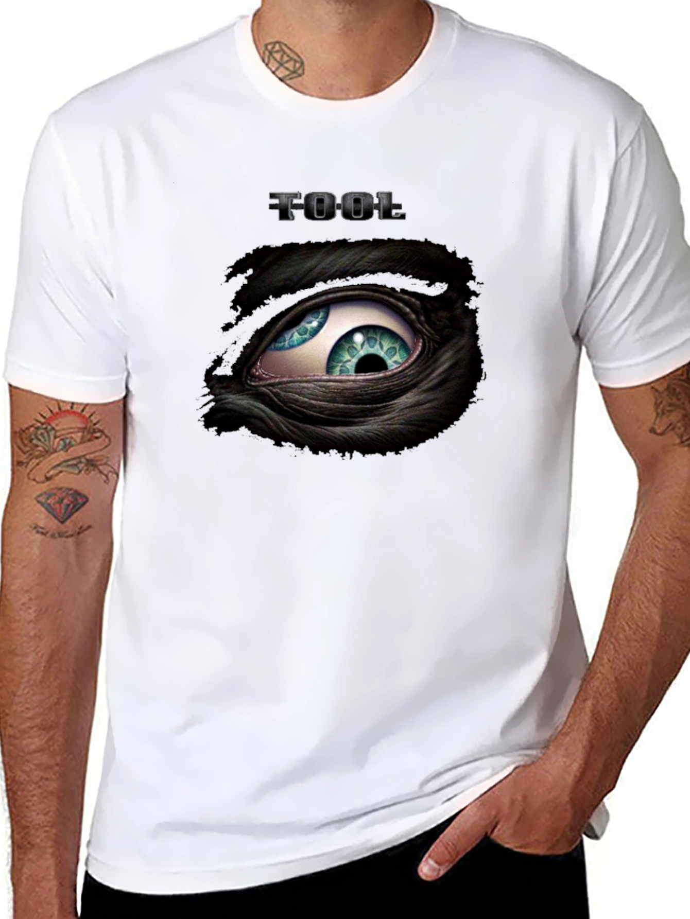 Tool Band Eye Graphic Black T-Shirt