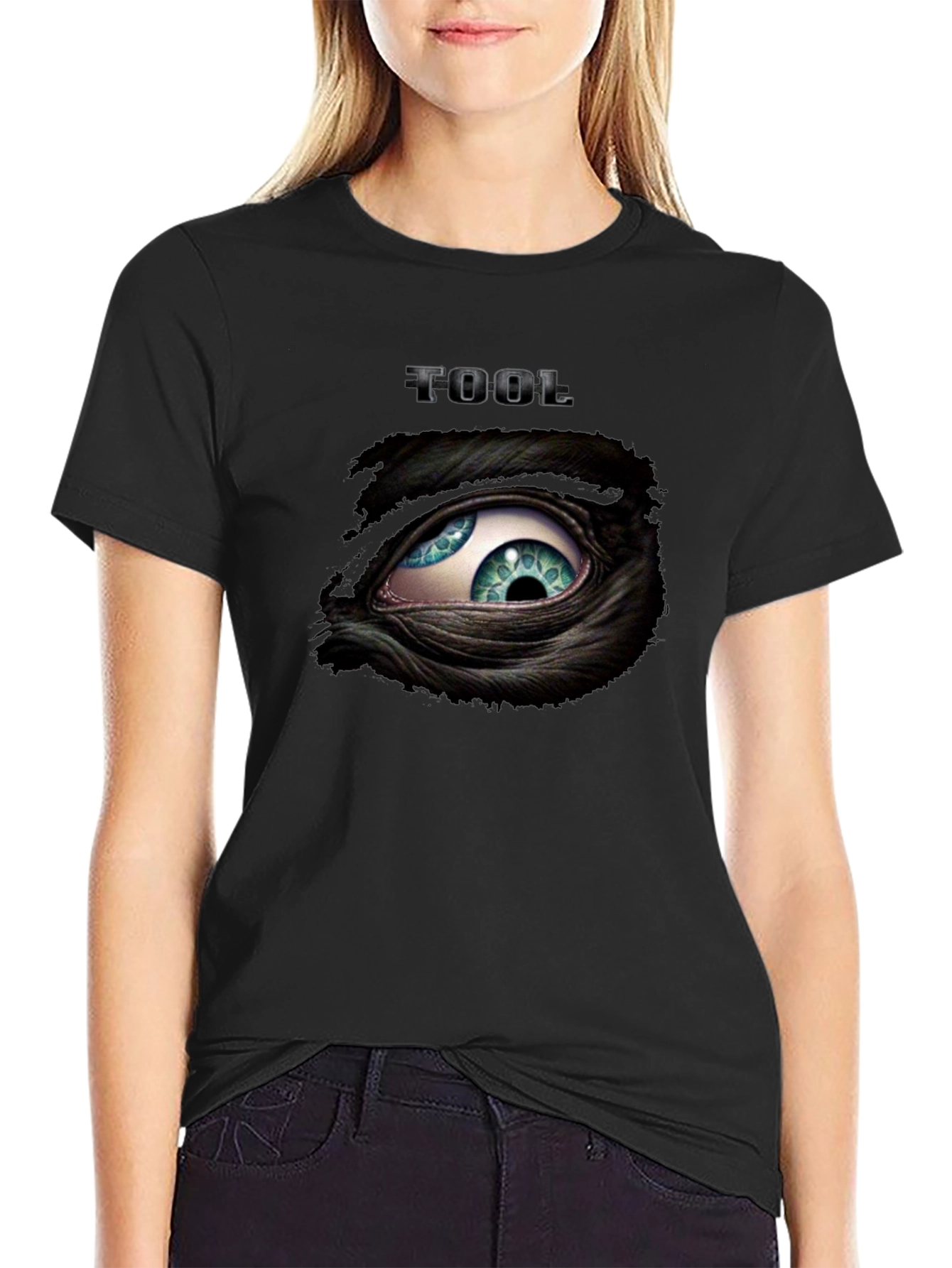 Tool Band Eye Graphic Black T-Shirt