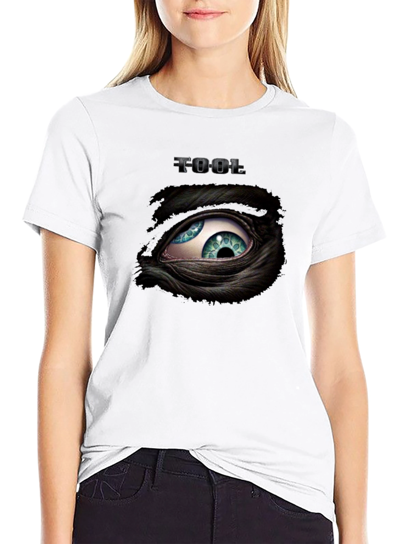 Tool Band Eye Graphic Black T-Shirt