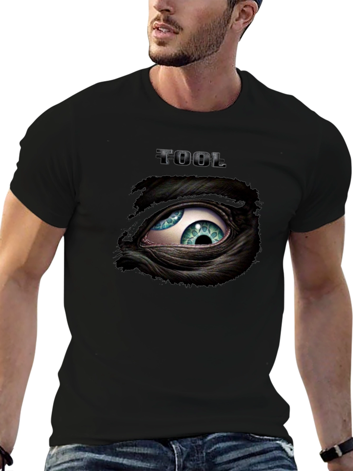 Tool Band Eye Graphic Black T-Shirt