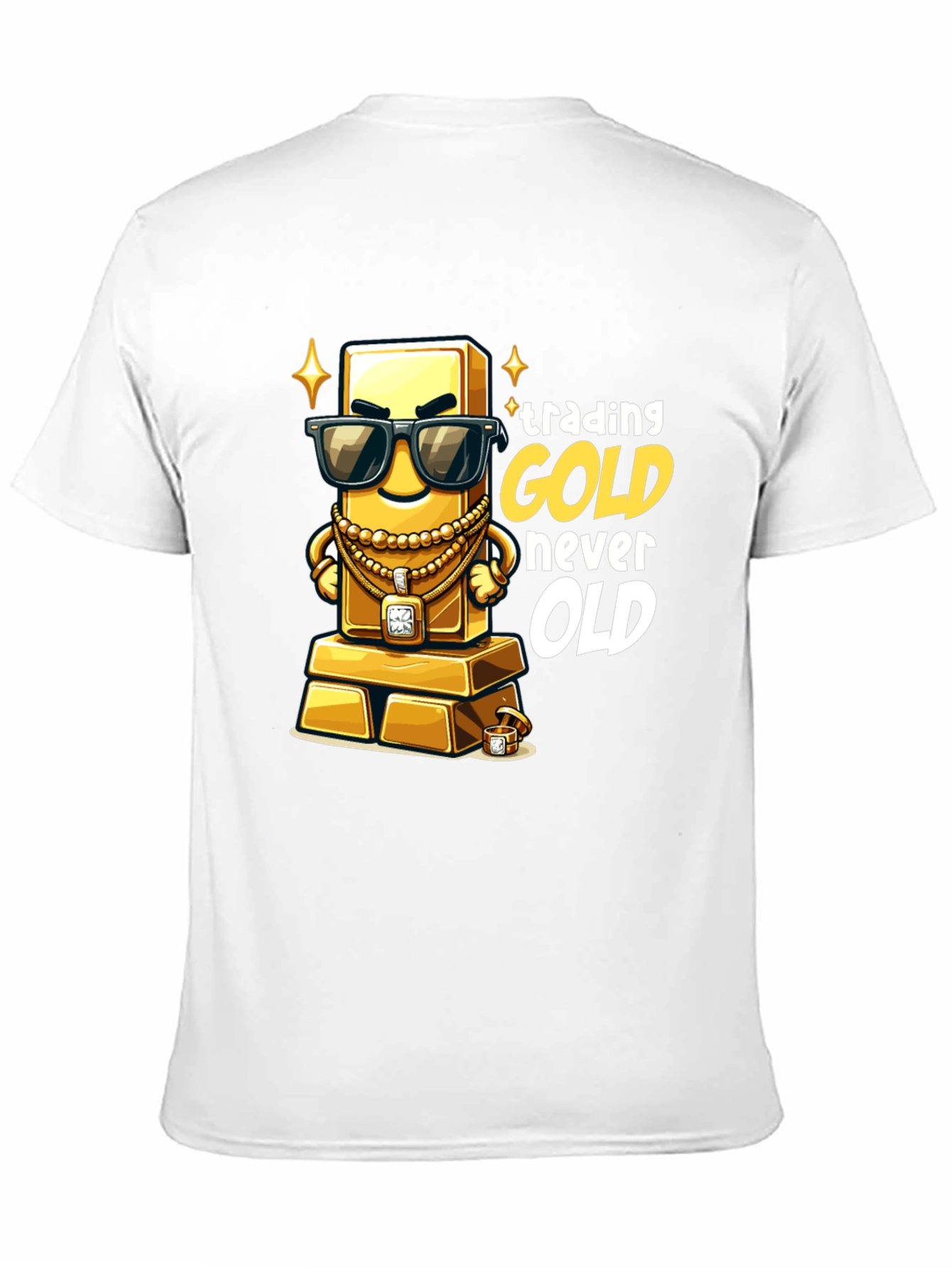 Trading Gold Never Old Black T-Shirt