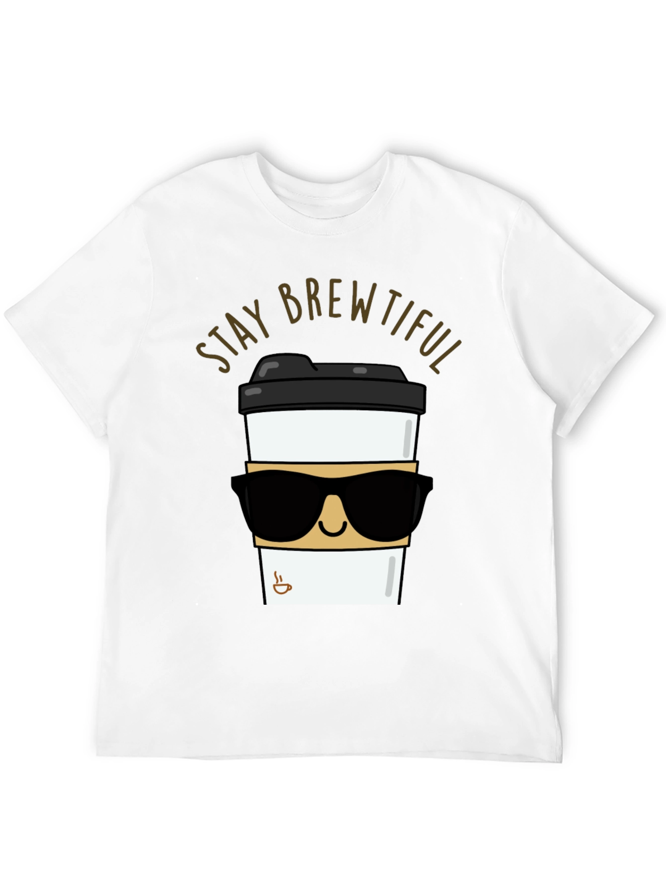 Stay Brewtiful Black T-Shirt - Coffee Lover Apparel