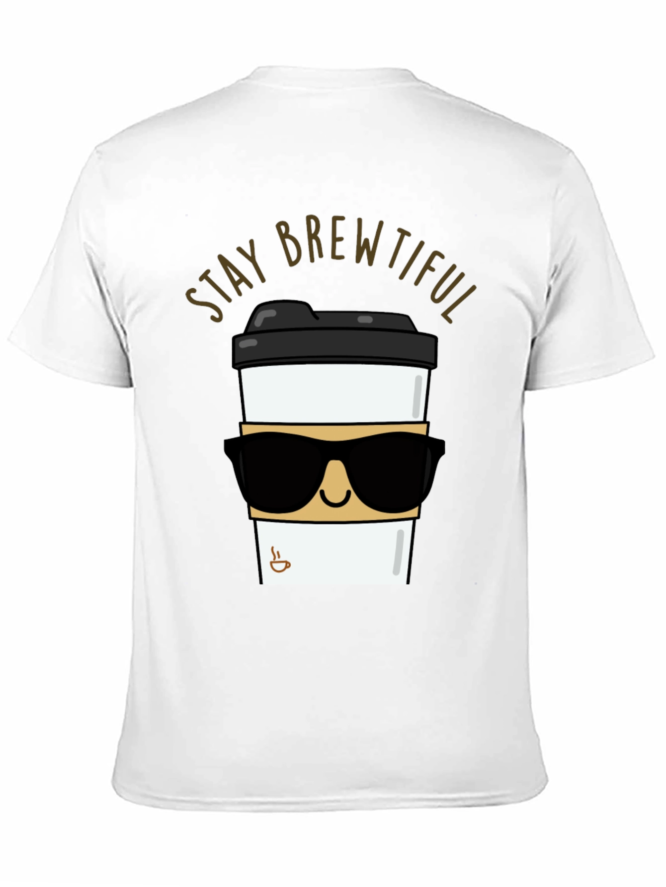Stay Brewtiful Black T-Shirt - Coffee Lover Apparel