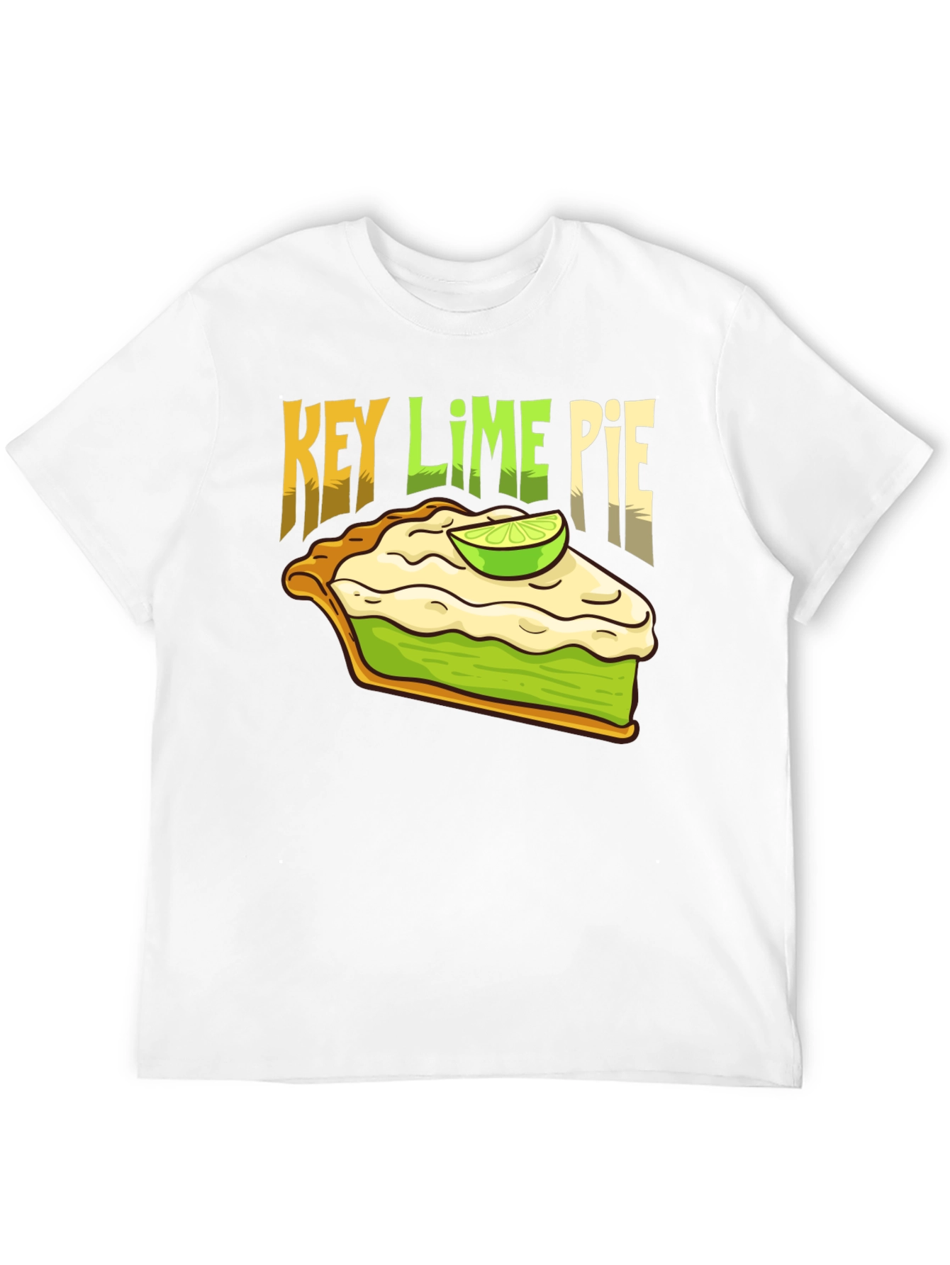 Key Lime Pie Graphic T-Shirt - Fun Foodie Tee