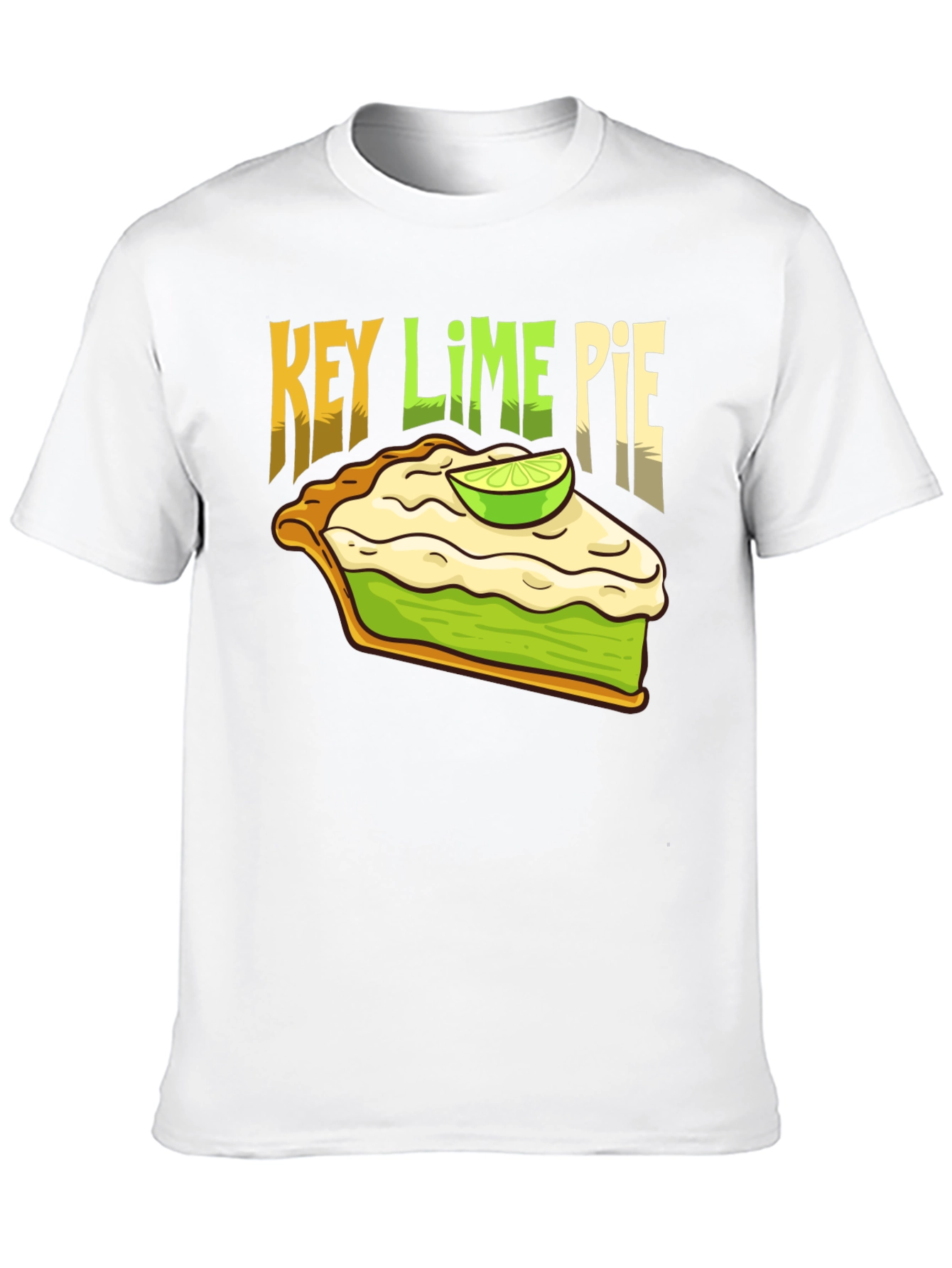 Key Lime Pie Graphic T-Shirt - Fun Foodie Tee