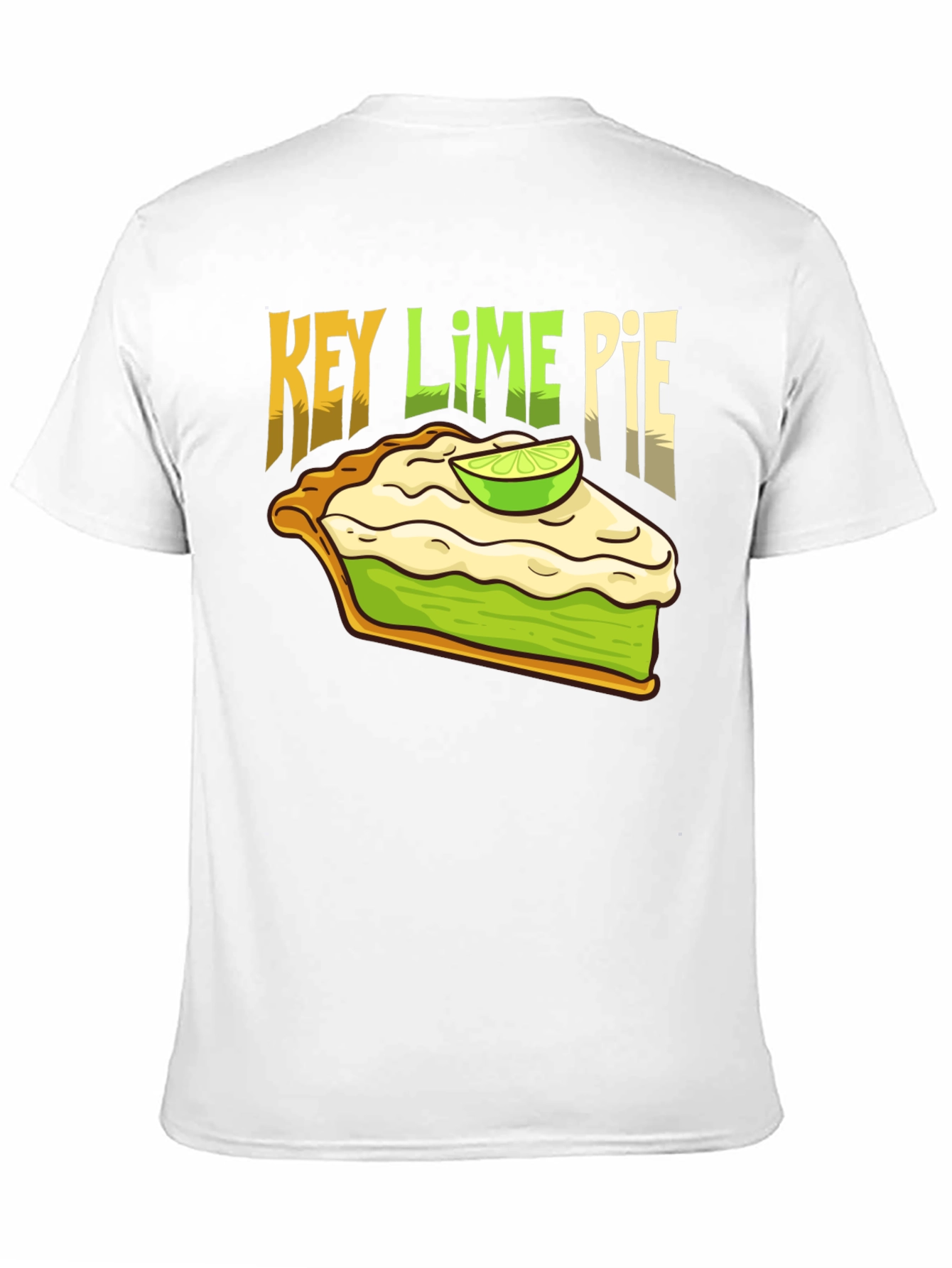 Key Lime Pie Graphic T-Shirt - Fun Foodie Tee