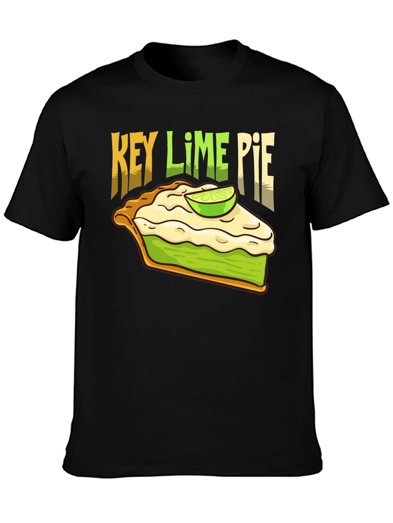 Key Lime Pie Graphic T-Shirt - Fun Foodie Tee