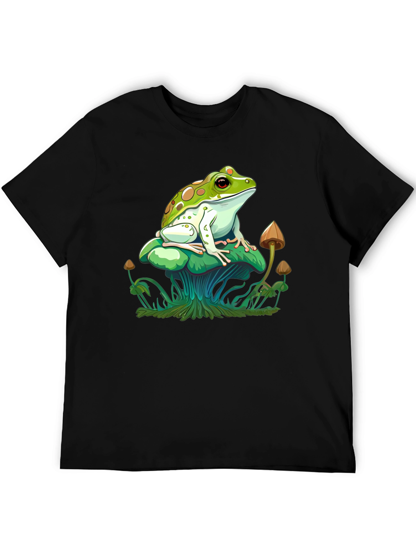 Frog on Mushroom Graphic Tee