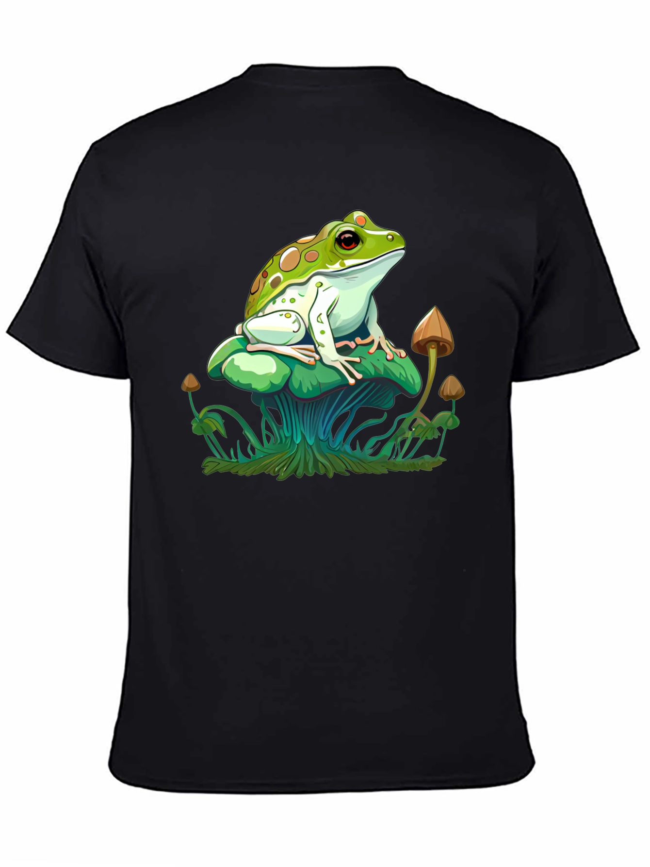 Frog on Mushroom Graphic Tee