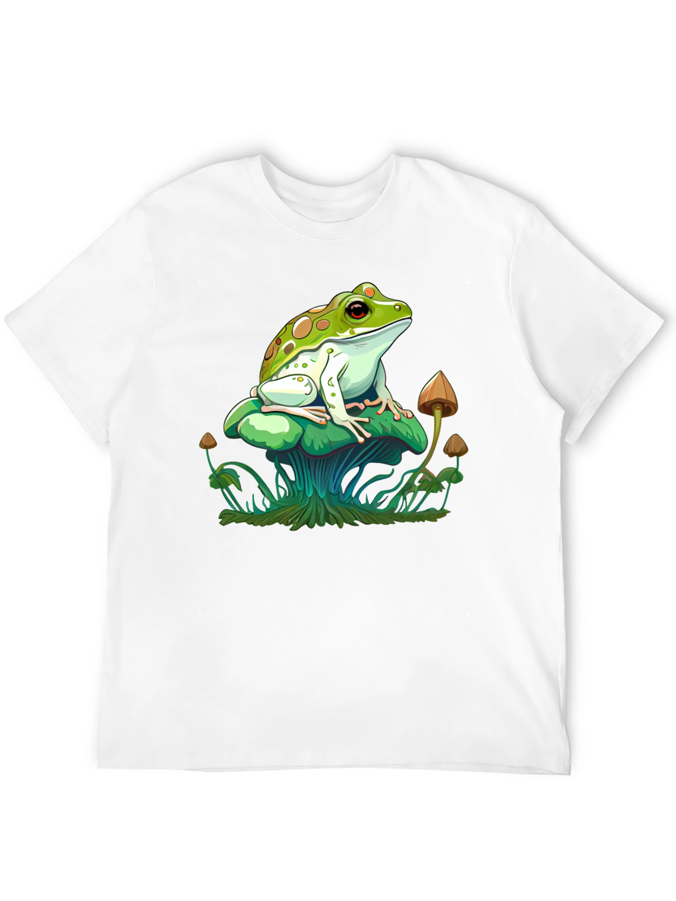 Frog on Mushroom Graphic Tee