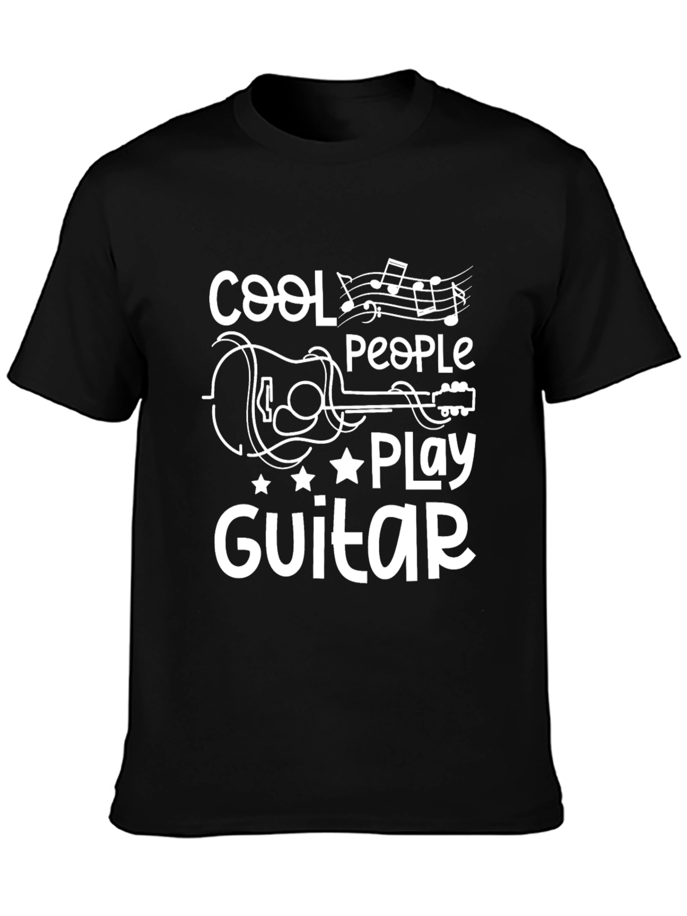 Cool People Play Guitar Graphic Tee