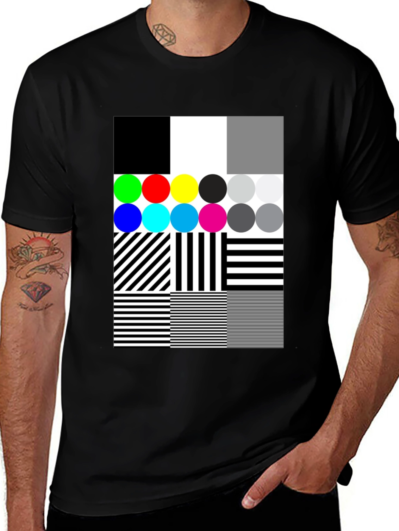 Abstract Pattern Graphic Print T-Shirt
