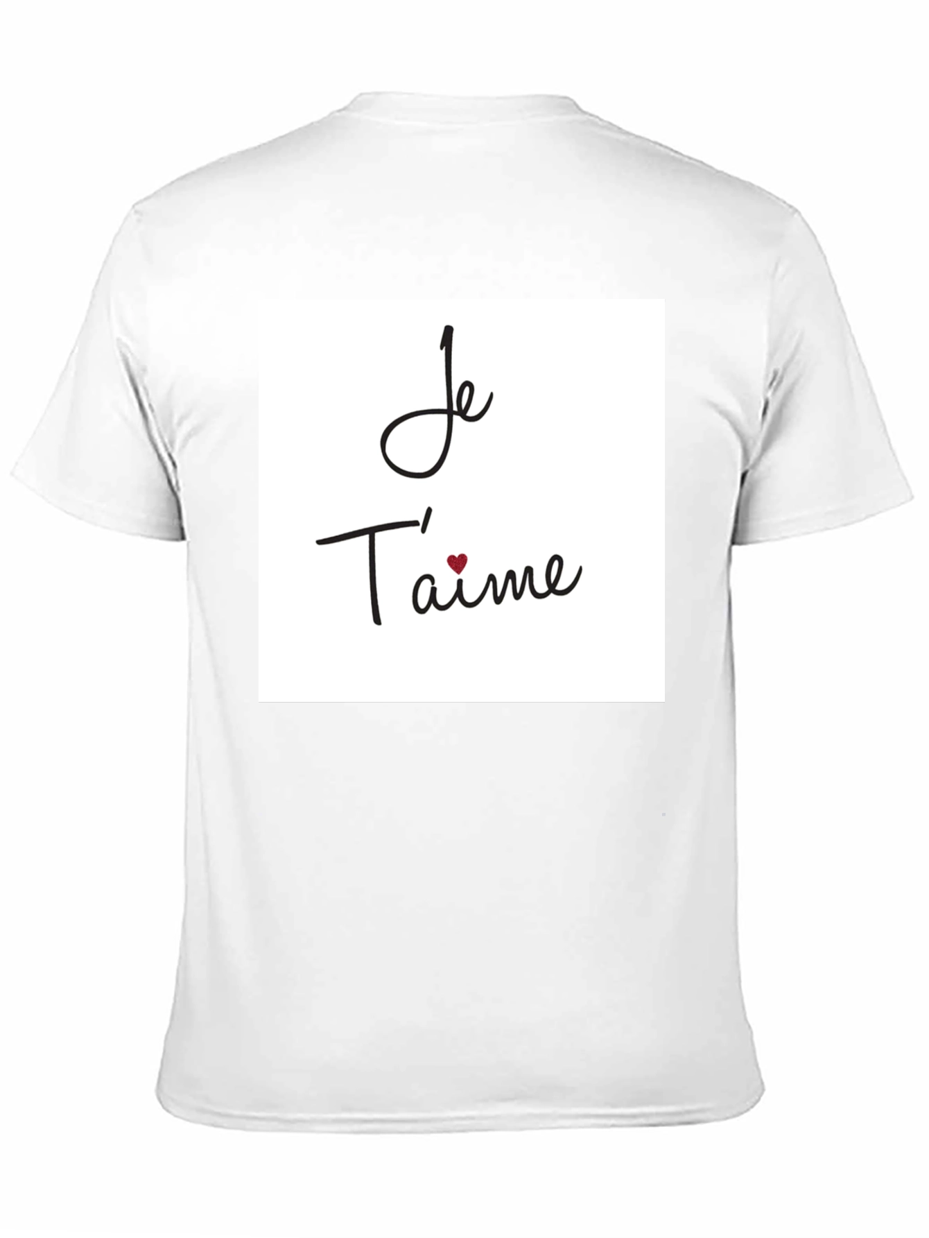 Je Taime Graphic T-Shirt - Black