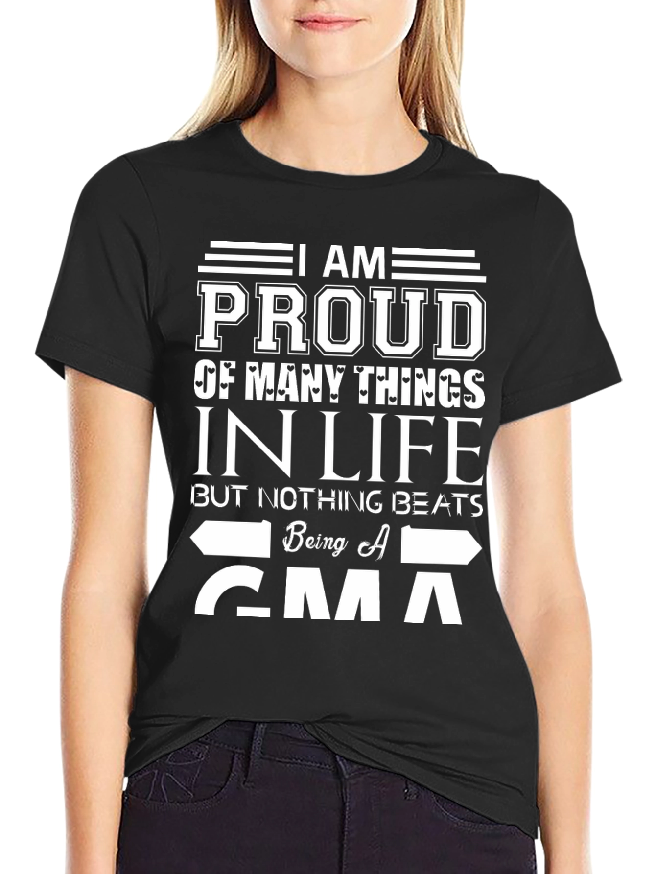 Proud CMA T-Shirt - Black Cotton Blend